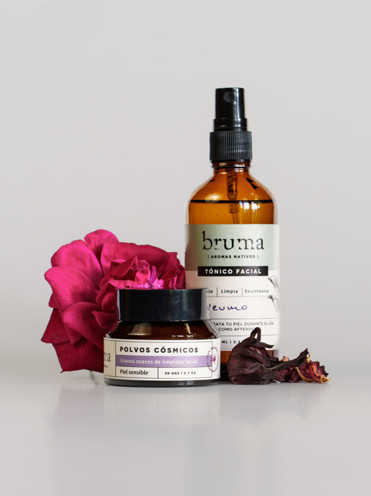 Polvos cósmicos + Tónico facial
